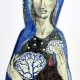 SMALTOVANÁ CEDULKA Přána originál ,cca25x11cm