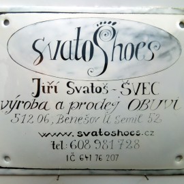 SMALTOVANÁ CEDULKA