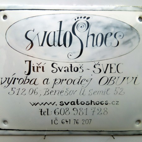 SMALTOVANÁ CEDULKA