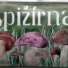 SMALTOVANÁ CEDULKA