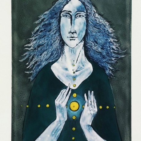 SMALTOVANÁ CEDULKA koupelna original 19x 8,5cm