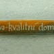 SMALTOVANÁ CEDULKA koupelna obluda